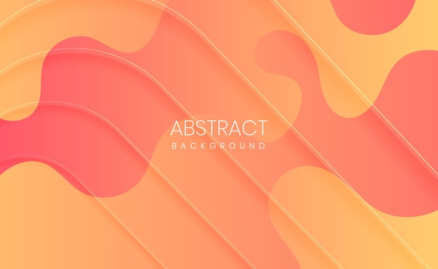 Modern   orange and yellow  abstract   gradient   background