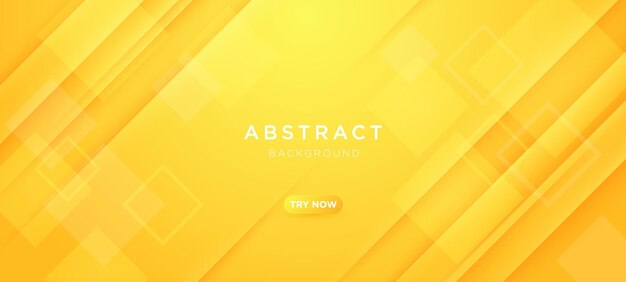 Vector modern orange and yellow gradient background with striped line and geometric shape element design
