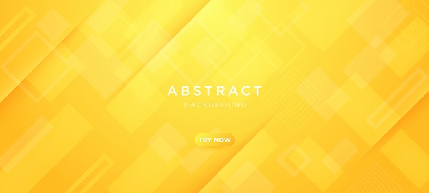 Modern orange and yellow gradient background with striped line and geometric shape element design