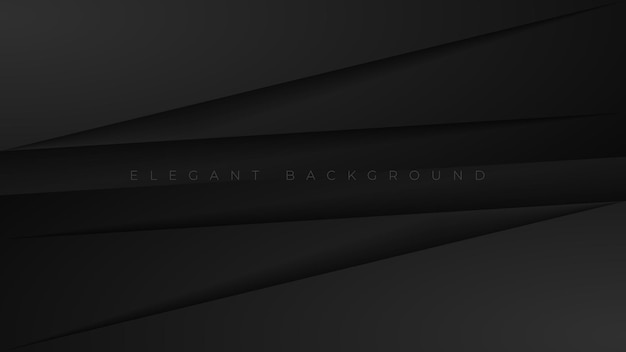 Vector modern overlap black layer background