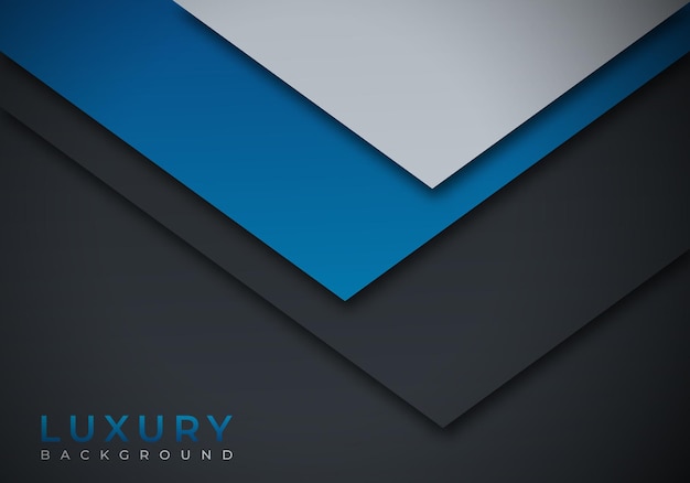 Modern Overlap Dimension Blue Line Bar Background with Copy Space for Text or Message