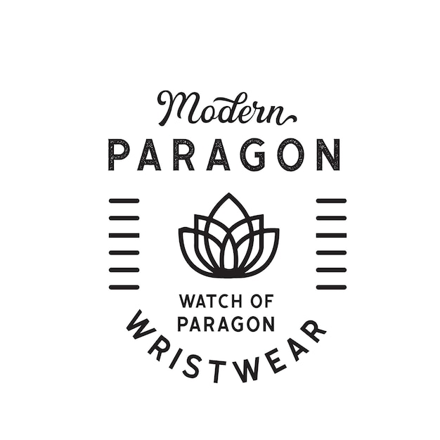 Paragon 손목 착용의 현대적인 Paragon 시계