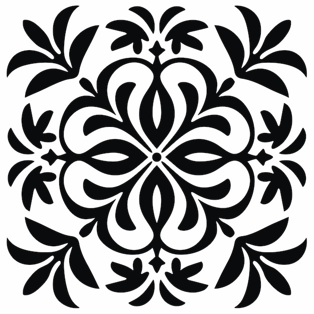 モダンなパターン デザインの花柄の背景