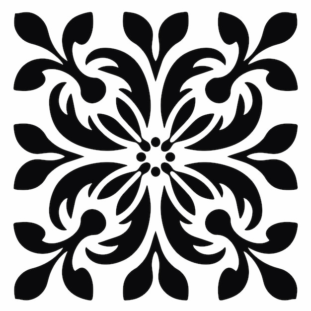 モダンなパターン デザインの花柄の背景