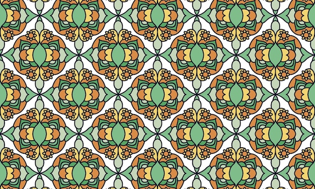 Modern pattern ethnic background