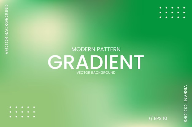 Modern pattern gradient vector background soft green