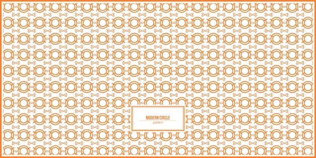 modern pattern of orange abstract circle