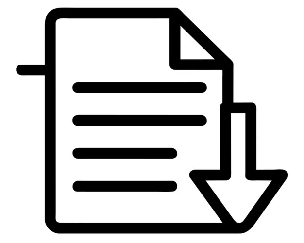 현대 pdf 아이콘과 다운로드 화살표 아이콘