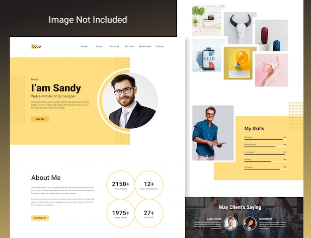 Modern Personal Portfolio Template