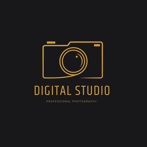 Vector modern photography logo template