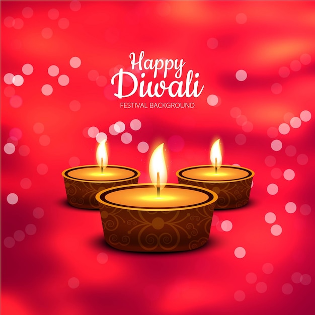 Modern pink diwali design