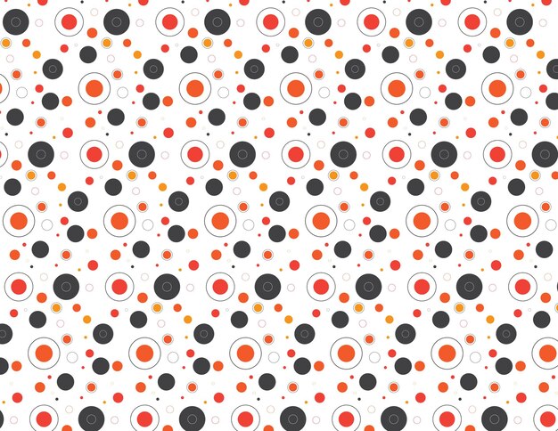 Vector modern polka dots seamless pattern background