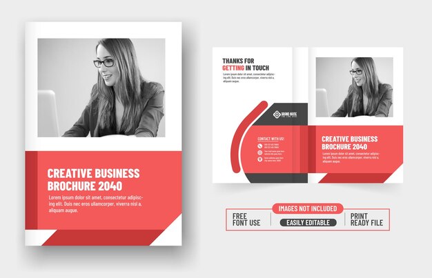 Vector modern portfolio cover template layout design or annual report and company profile cover or booklet