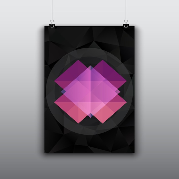 Vector modern poster design