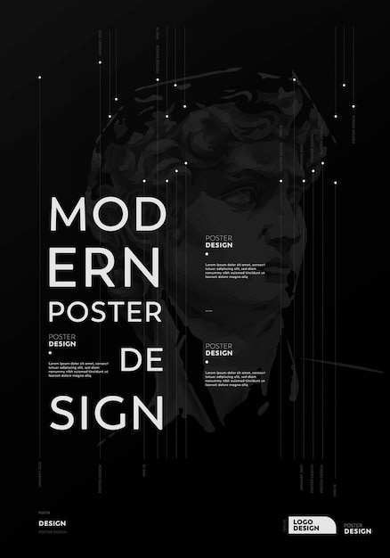 Vector modern poster design