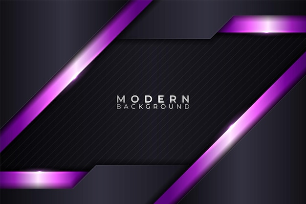 Vector modern premium dark background elegant shiny purple with hexagon pattern