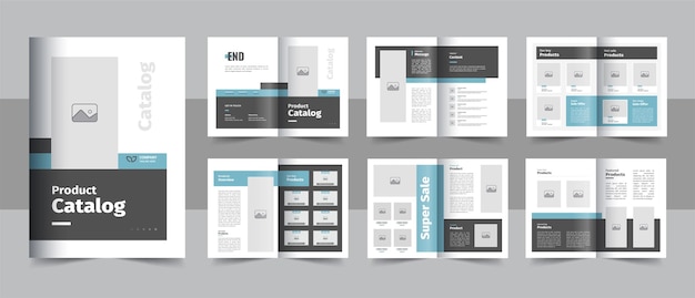 modern product catalog design or company catalogue template