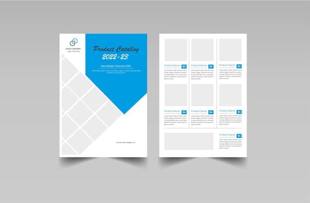 Modern product catalog design template