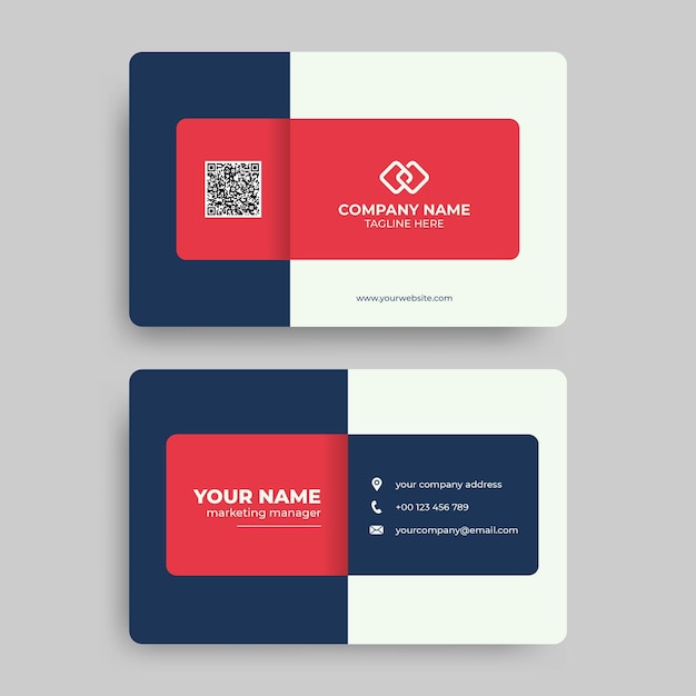 Modern And Profesional Corporate Business Card Template