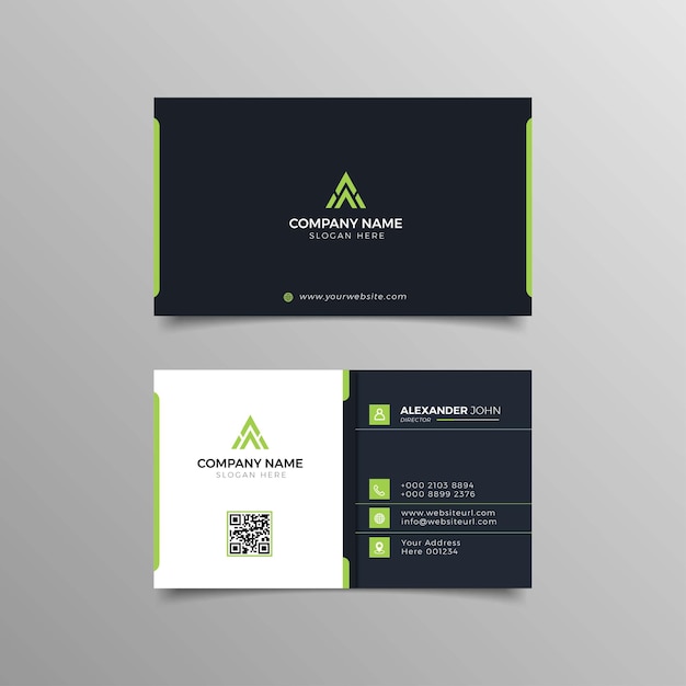 Modern professional business card design