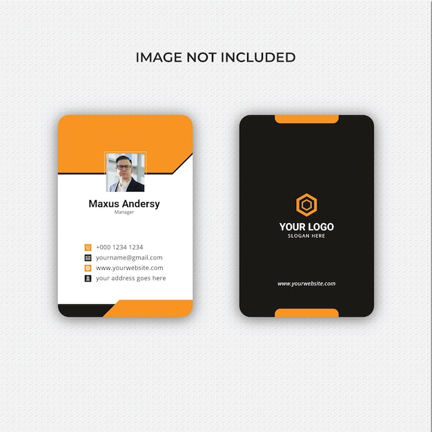 Modern professional business card design