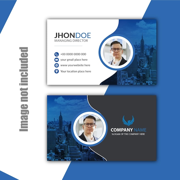 Modern professional business card design