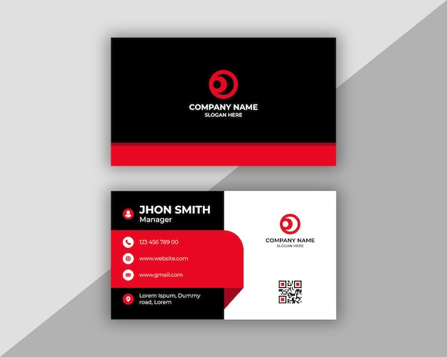 modern and professional business card design