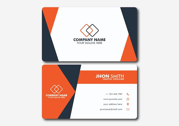 Vector modern and professional business card design