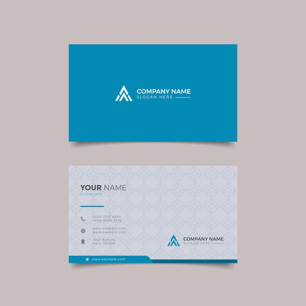 Vector modern professional business card premium vector