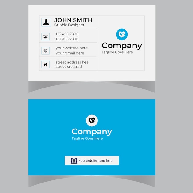 modern professional business card template