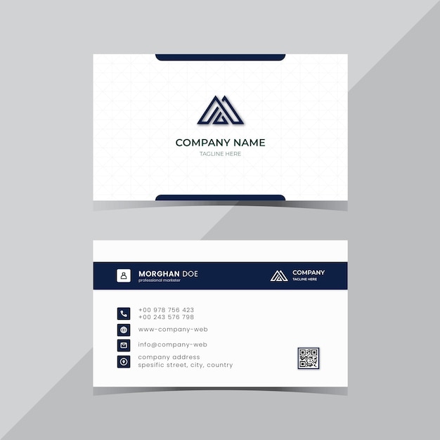 Modern professional business card template