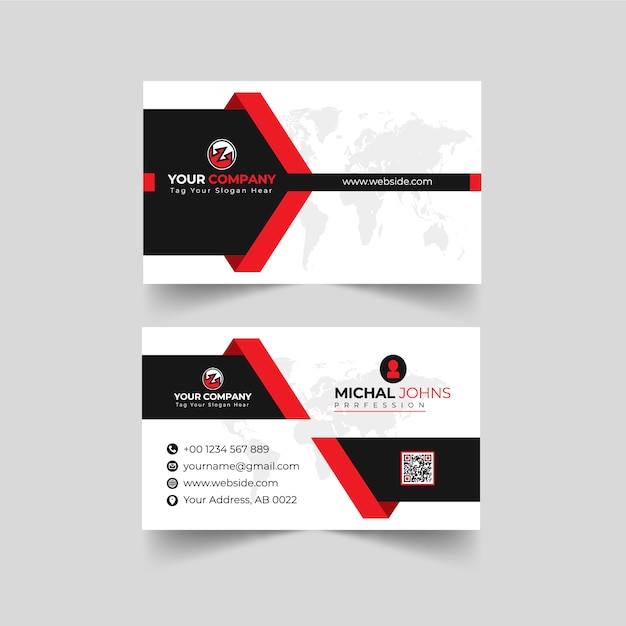 modern professional business card