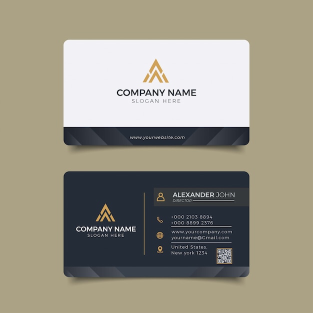 Modern professional business card