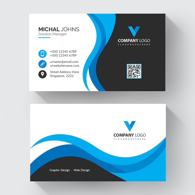 Modern professional business card