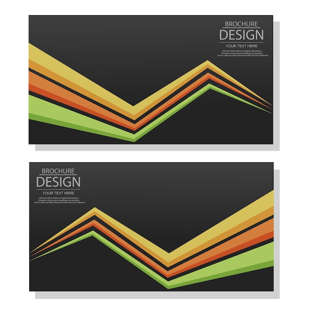 Vector modern professional business card