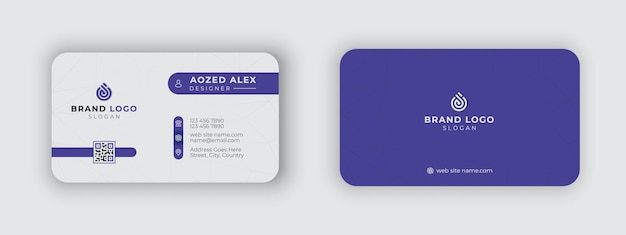 Modern and professional business card