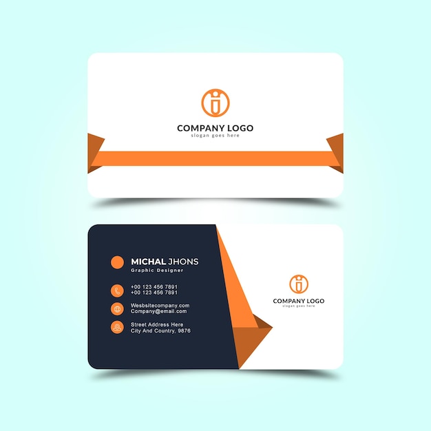 Modern professional business card