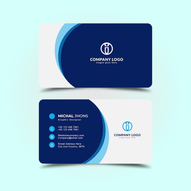 Modern professional business card