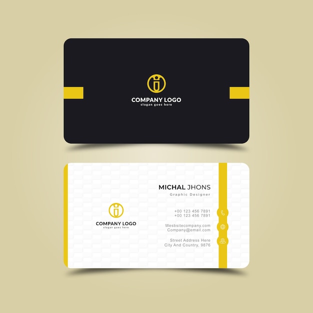 Modern professional business card