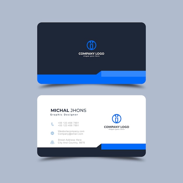 Modern professional business card