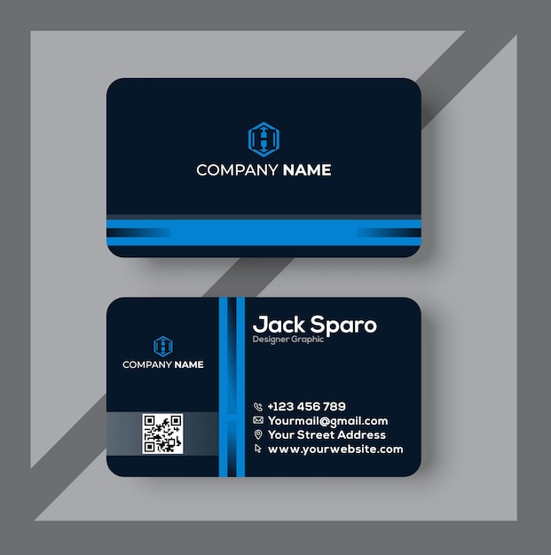 Modern professional business card