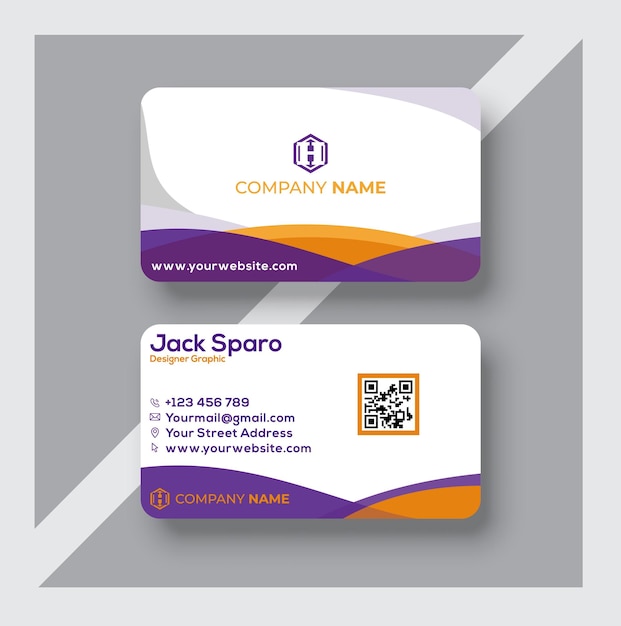 Modern professional business card