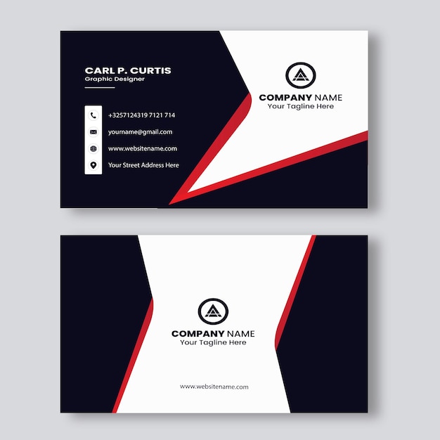 Modern professional business card