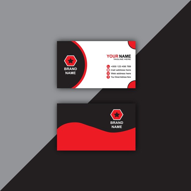 Modern professional business card