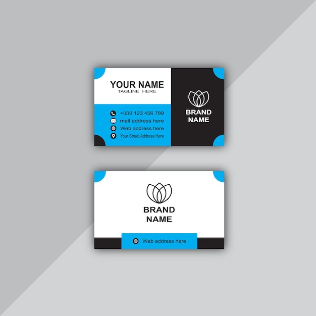 Modern professional business card