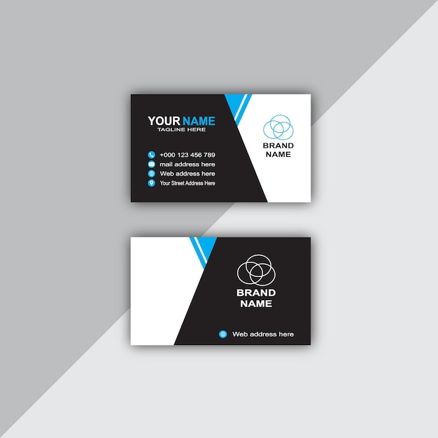 Modern professional business card