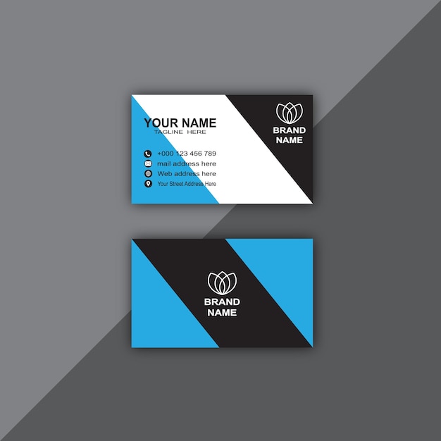 Modern professional business card