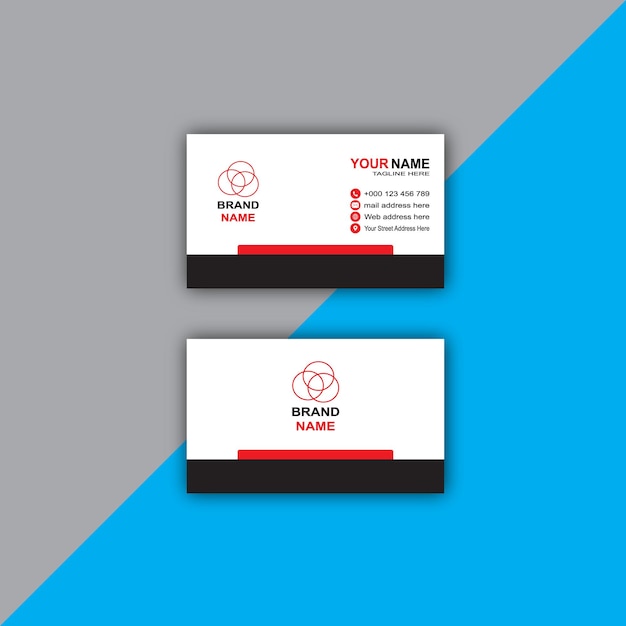 Modern professional business card