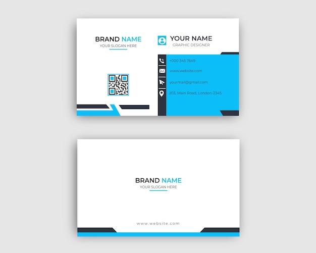 Vector modern professional business card