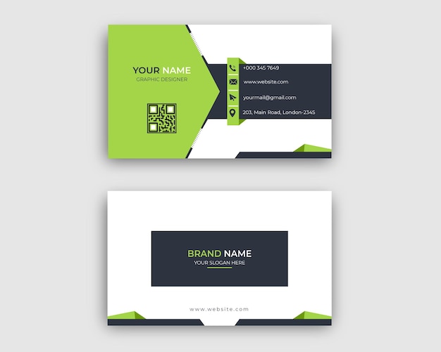 Vector modern professional business card